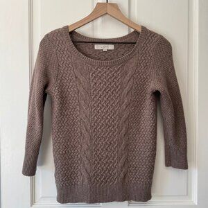 LOFT Wool Blend Knit Sweater